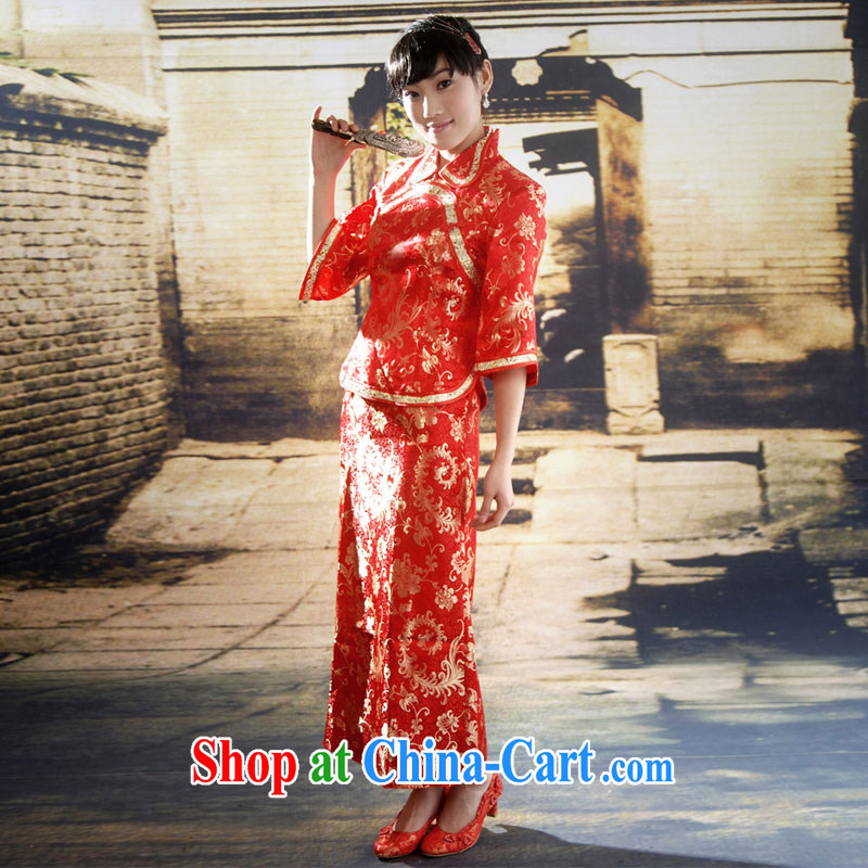 The bridal dresses wedding antique Chinese qipao improved stylish summer dresses skirts 606 M, the bride, shopping on the Internet