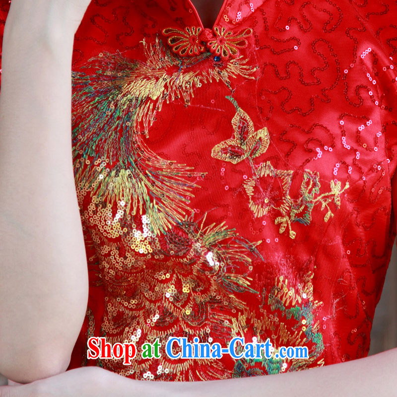 The marriages, short cheongsam retro red cheongsam improved stylish summer L 636, a bride, shopping on the Internet