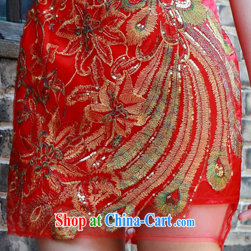 The bridal dresses skirts summer stylish new improved cheongsam short L 638, a bride, shopping on the Internet