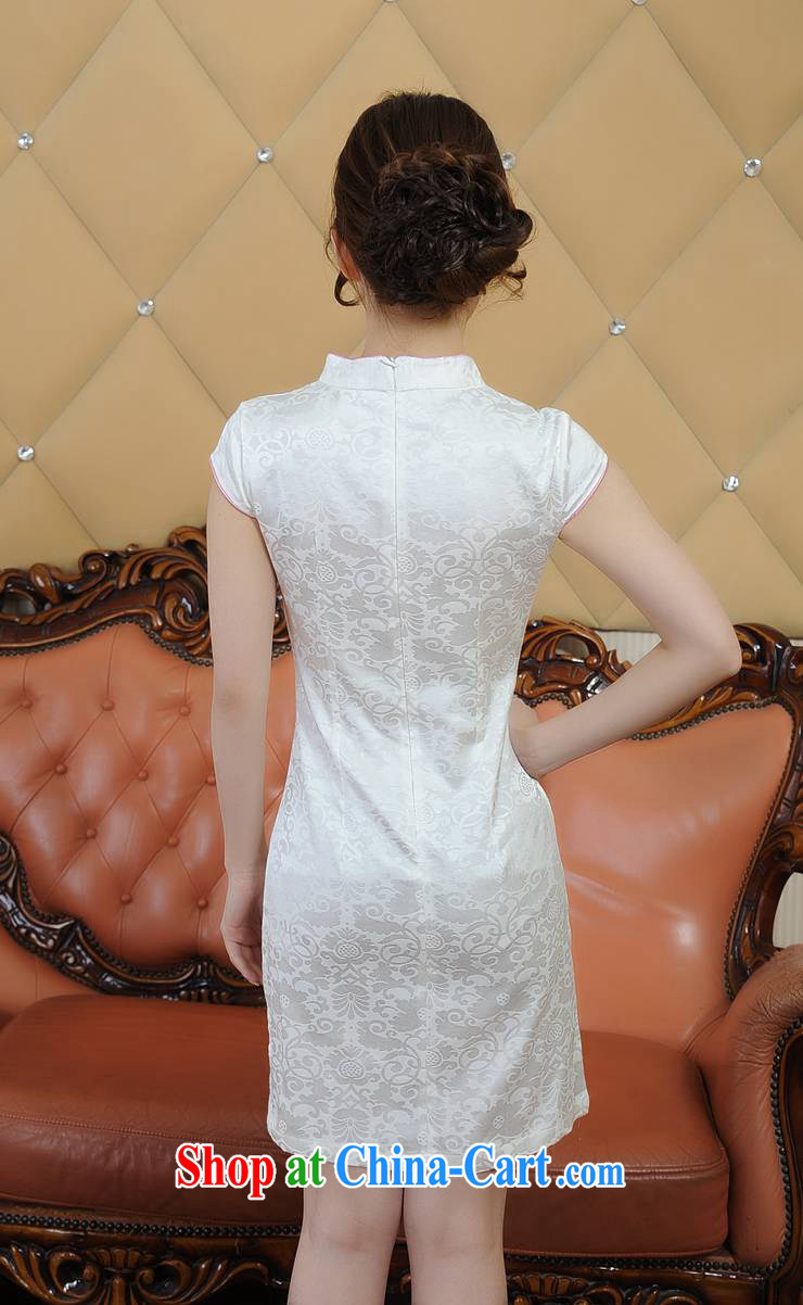 ADDIS ABABA, Ms Elsie Leung's summer 2014 new products, exquisite embroidery antique improved short-sleeved dresses qipao Q 15,008 blue XXL pictures, price, brand platters! Elections are good character, the national distribution, so why buy now enjoy more preferential! Health