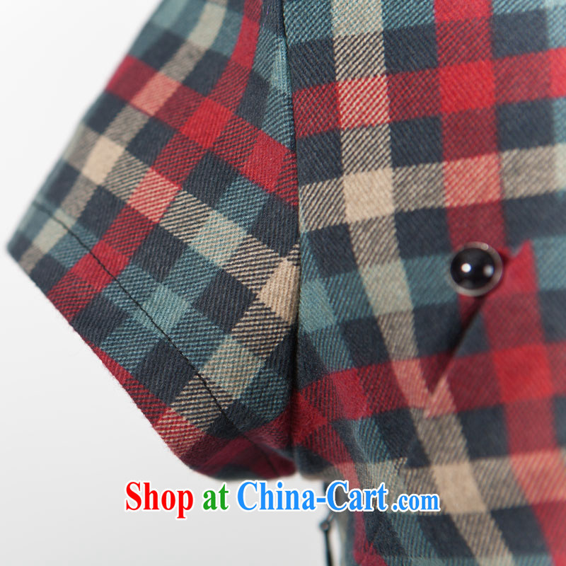 The proverbial hero once and for all as soon as possible if the water, lint-free cloth thick tartan dresses spring fashion improved retro short WJ suit 051 2 XL, fatally jealous once and for all, and, on-line shopping