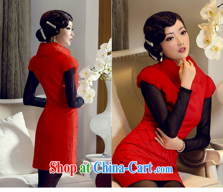 once and for all elections as soon as possible fatally jealous cold snow embroidery 3-Color daily cheongsam dress autumn and winter clothes and stylish improved retro waffle robes white 2XL pictures, price, brand platters! Elections are good character, the national distribution, so why buy now enjoy more preferential! Health