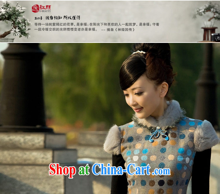 once and for all and fatally jealous Qinyang original qipao winter new rabbit hair for hair is short, new and improved, Retro cheongsam dress suit autumn M pictures, price, brand platters! Elections are good character, the national distribution, so why buy now enjoy more preferential! Health