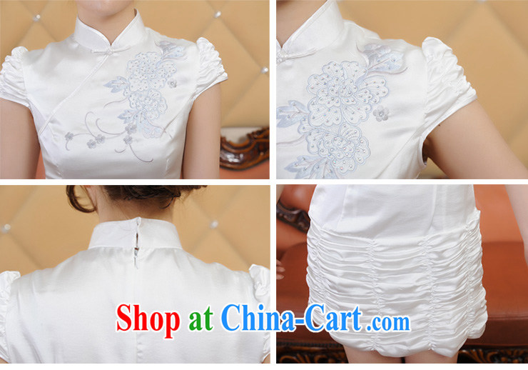 ADDIS ABABA, Ms Elsie Leung's summer 2015 new women upscale parquet drill embroidered retro short sleeved lantern skirt dress short-sleeved qipao Q 05,998 black XXL pictures, price, brand platters! Elections are good character, the national distribution, so why buy now enjoy more preferential! Health
