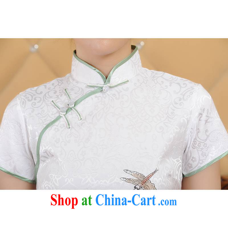 ADDIS ABABA, Ms Elsie Leung at the 2015 girls summer new, sophisticated dyeing and printing retro short-sleeved dresses qipao Q 26,088 Lotus XXL, Addis Ababa poetry D (BesoVand), and shopping on the Internet