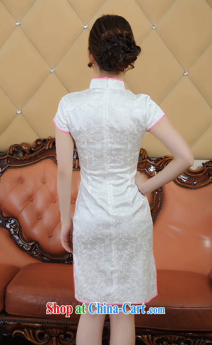 contemporary poetry's summer 2015 new girls summer environmental dyeing retro short-sleeved dresses qipao Q 05,880 white XXL pictures, price, brand platters! Elections are good character, the national distribution, so why buy now enjoy more preferential! Health