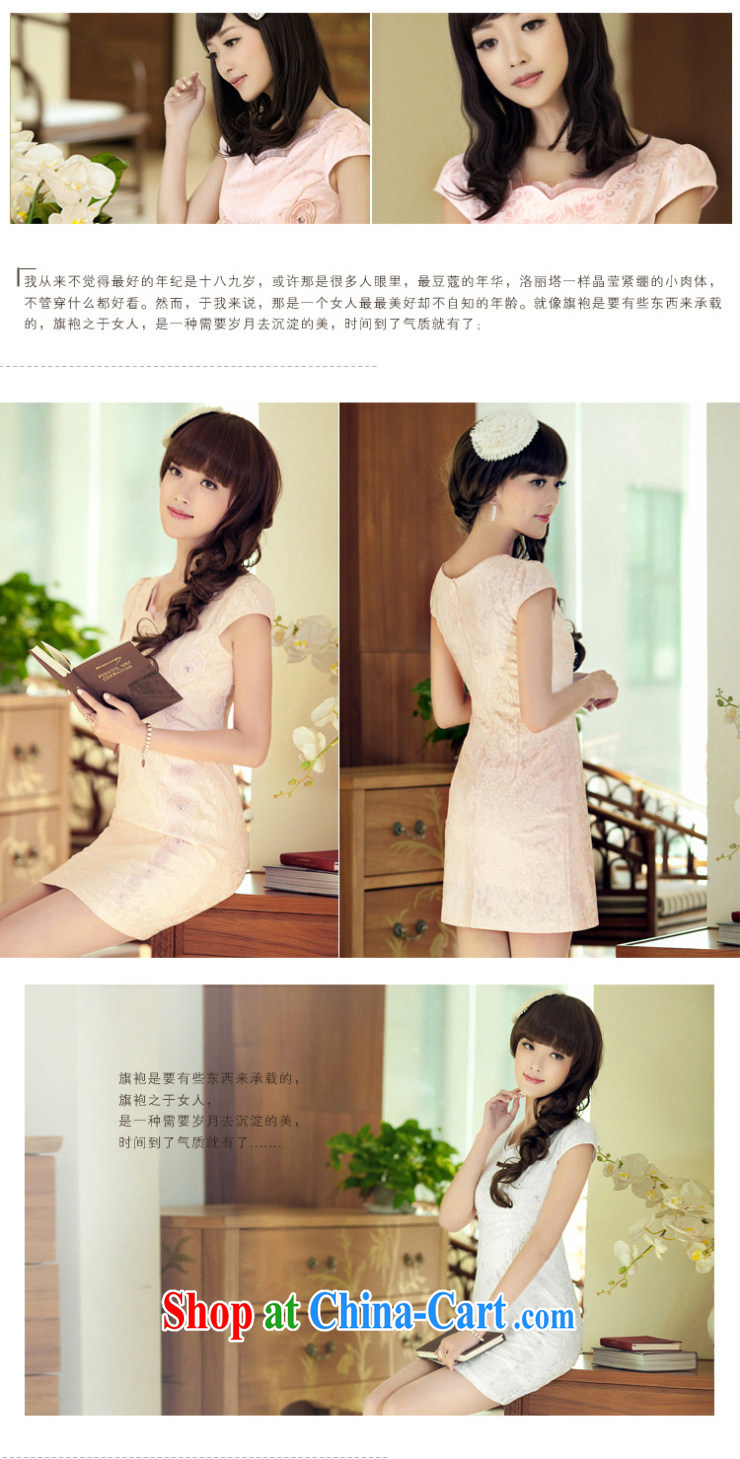 once and for all and fatally jealous tampered with 3 color retro style cheongsam dress summer cheongsam dress improved daily fashion beauty pink L pictures, price, brand platters! Elections are good character, the national distribution, so why buy now enjoy more preferential! Health