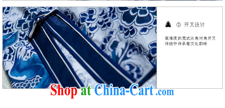 The proverbial hero once and for all as soon as possible would be the blue and white porcelain dresses new improved Stylish retro cheongsam dress summer suit 2 XL pictures, price, brand platters! Elections are good character, the national distribution, so why buy now enjoy more preferential! Health