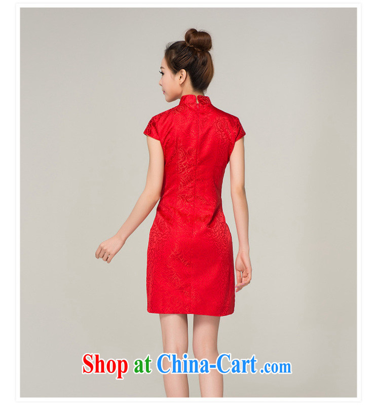 Paul love Ms Audrey EU Yuet-mee, RobinIvy) cheongsam toast service 2015 new marriages, short improved lace dress Q 13,624 red L pictures, price, brand platters! Elections are good character, the national distribution, so why buy now enjoy more preferential! Health