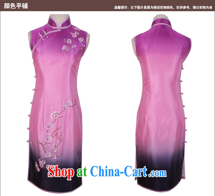 Birds Love Daily Classic Manual and embroidery cheongsam short Silk Cheongsam dress QD 188 figure XXXL pictures, price, brand platters! Elections are good character, the national distribution, so why buy now enjoy more preferential! Health