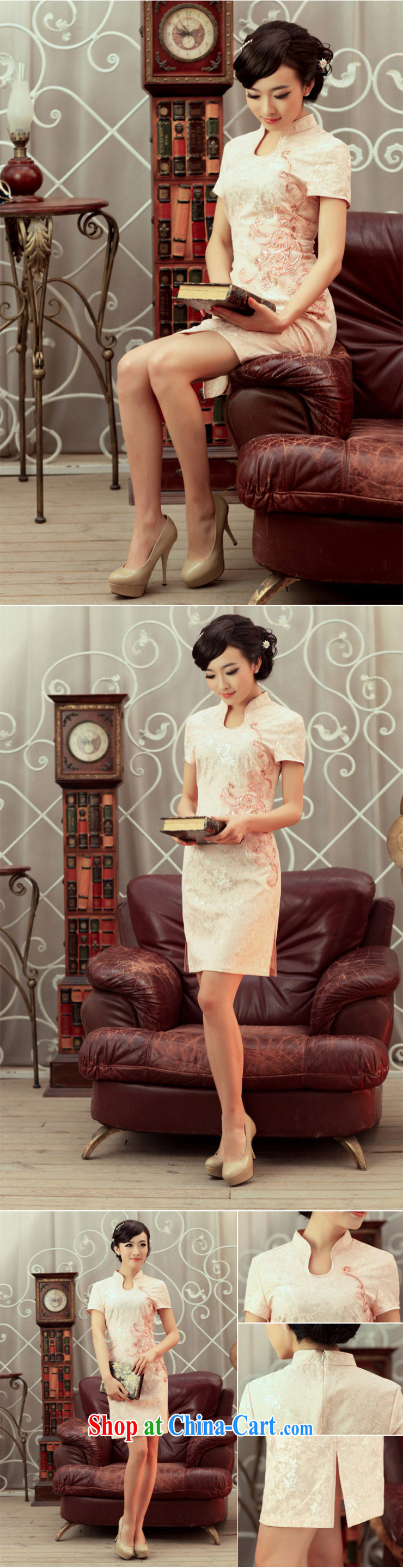 Bird lovers of Time thieves 2013 spring new improved stylish short cheongsam QD 250 figure XXL pictures, price, brand platters! Elections are good character, the national distribution, so why buy now enjoy more preferential! Health