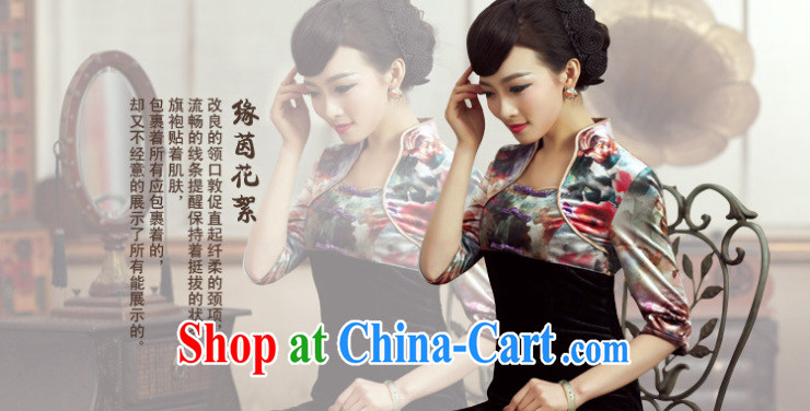 Bird lovers of the Athena trailers spring 2015, new stitching improved fashion cheongsam dress in velvet cuff cheongsam QC 232 fancy XXL pictures, price, brand platters! Elections are good character, the national distribution, so why buy now enjoy more preferential! Health