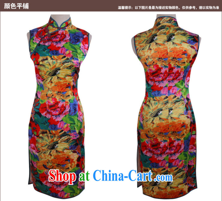 Birds of the land, 100% quality lb Silk Cheongsam dress improved stylish sleeveless dresses retro QD 183 fancy XXXL pictures, price, brand platters! Elections are good character, the national distribution, so why buy now enjoy more preferential! Health