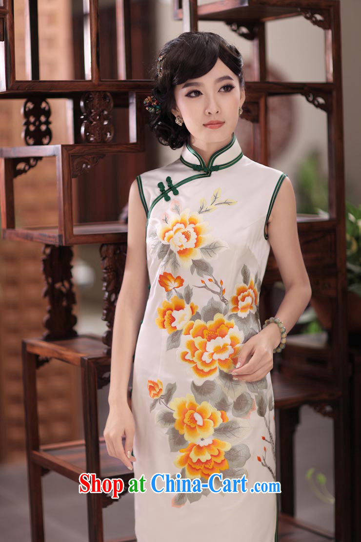 Bird lovers of red paint and 2015 spring new manual and embroidered heavy Silk Cheongsam QD 349 figure L pictures, price, brand platters! Elections are good character, the national distribution, so why buy now enjoy more preferential! Health