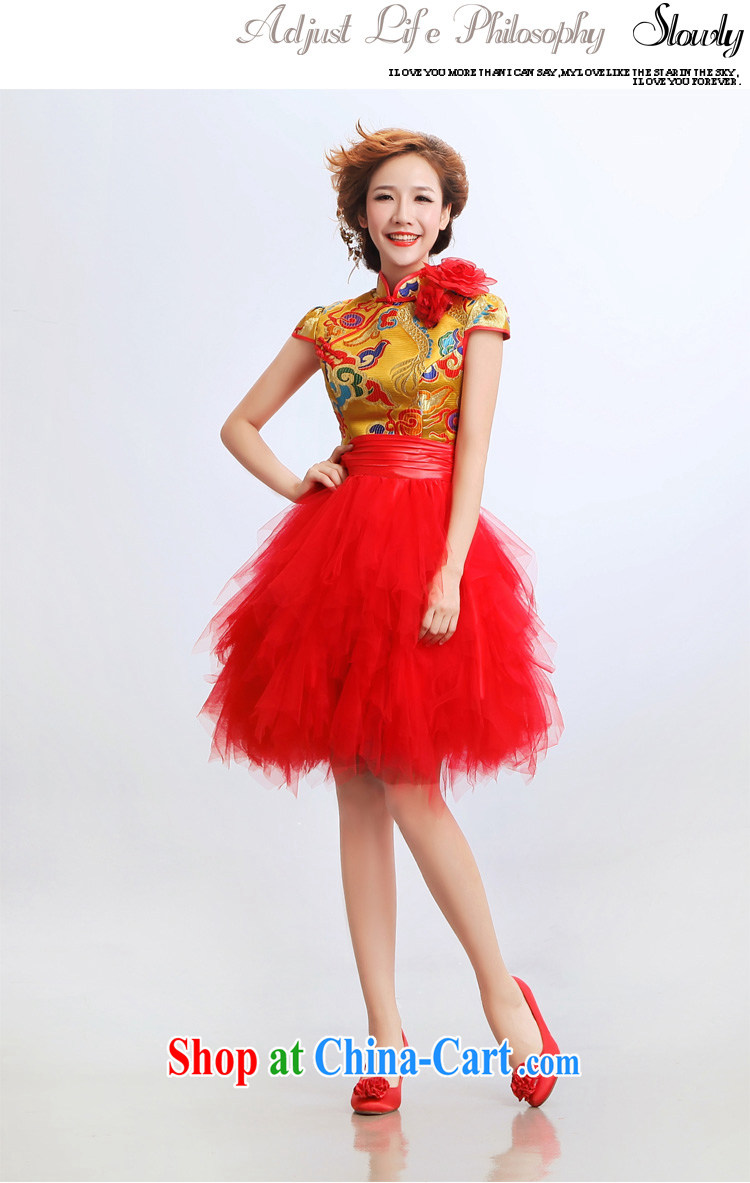 Diane M Ki marriage toast clothing qipao marriage Chinese bows Service Bridal red dragon cheongsam dress code picture color XXL pictures, price, brand platters! Elections are good character, the national distribution, so why buy now enjoy more preferential! Health