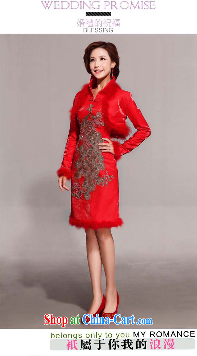 Diane M Qi 2014 New Year bridal Bong-robes for gross toast dress uniform red outfit jacket red L pictures, price, brand platters! Elections are good character, the national distribution, so why buy now enjoy more preferential! Health
