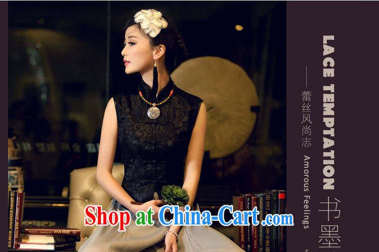 Once the proverbial hero book as soon as possible the following China wind summer girls T-shirt short-sleeved cultivating ethnic wind lace Sleeveless T-shirt 3TL 01 white M pictures, price, brand platters! Elections are good character, the national distribution, so why buy now enjoy more preferential! Health