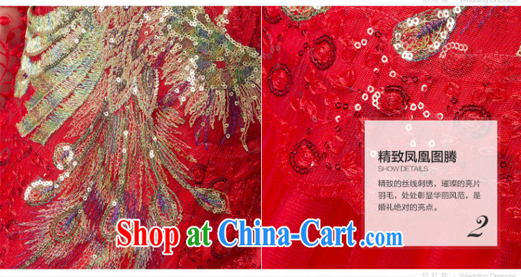 Recall that the red makeup, summer wedding dresses new bride's wedding dresses serving toast spring and summer stylish Phoenix, for evening dress Q 13,653 red XL pictures, price, brand platters! Elections are good character, the national distribution, so why buy now enjoy more preferential! Health
