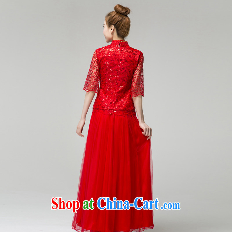 Recall that the red makeup, summer wedding dresses new bride's wedding dresses serving toast spring and summer stylish Phoenix, for evening dress Q 13,653 red XL, recalling that the red makeup, shopping on the Internet