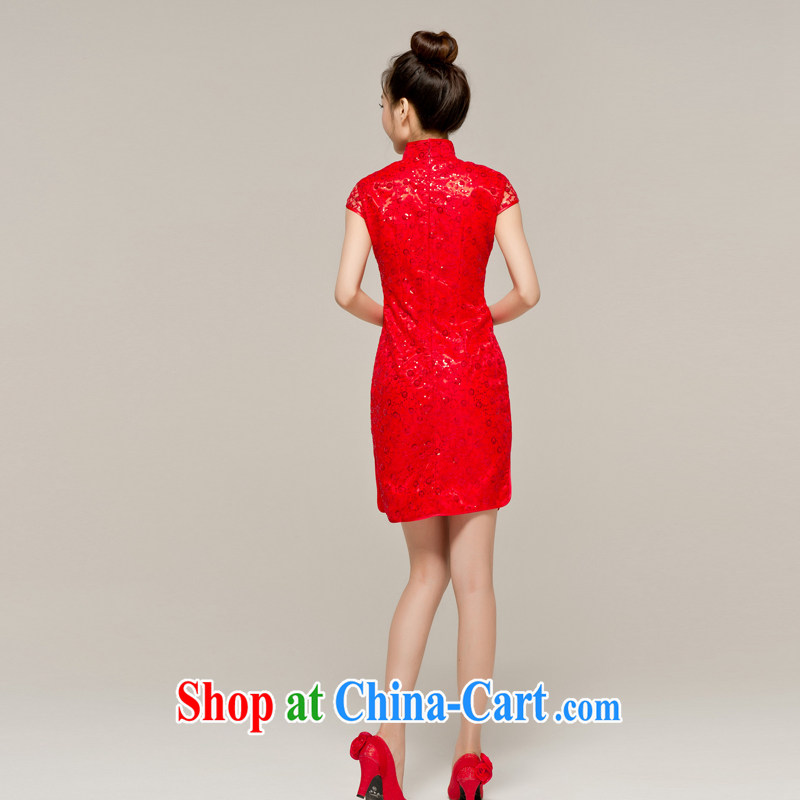Recall that the red makeup spring and summer fashion, lace package shoulder marriages, cultivating their dresses new summer improved toast Q serving 12,047 red XL, recalling that the red makeup, shopping on the Internet