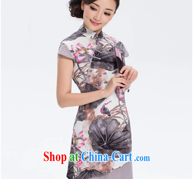 Once I should be grateful if you fatally jealous profusion of Yau Ma Tei cotton robes cotton the new improved Stylish retro linen long cheongsam dress suit S pictures, price, brand platters! Elections are good character, the national distribution, so why buy now enjoy more preferential! Health