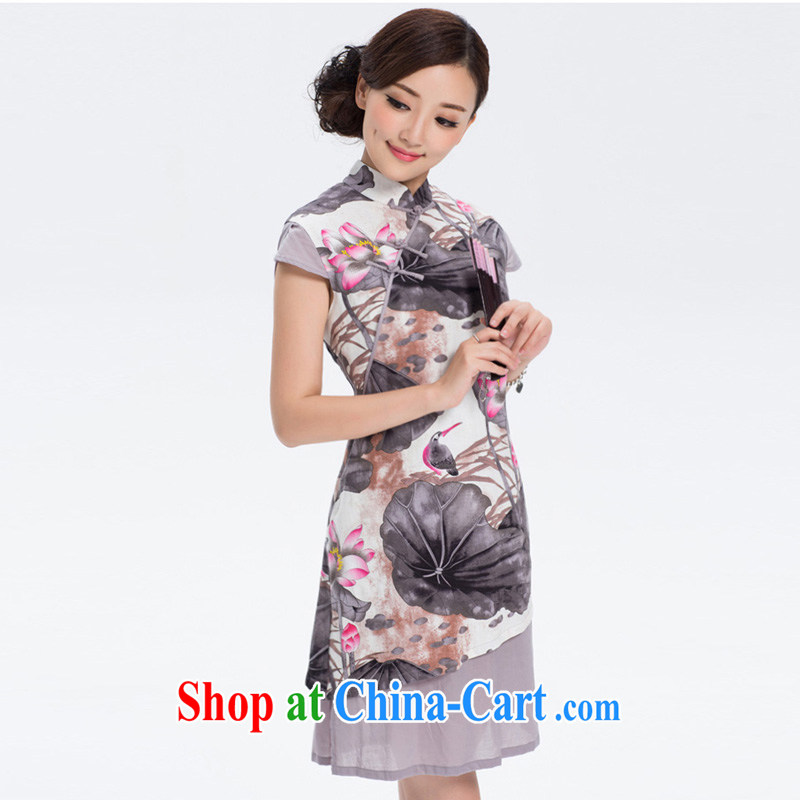 once and for all and I should be grateful if you fatally jealous profusion of cotton the cotton dresses the new improved Stylish retro linen long cheongsam dress suit S, fatally jealous once and for all, and, shopping on the Internet