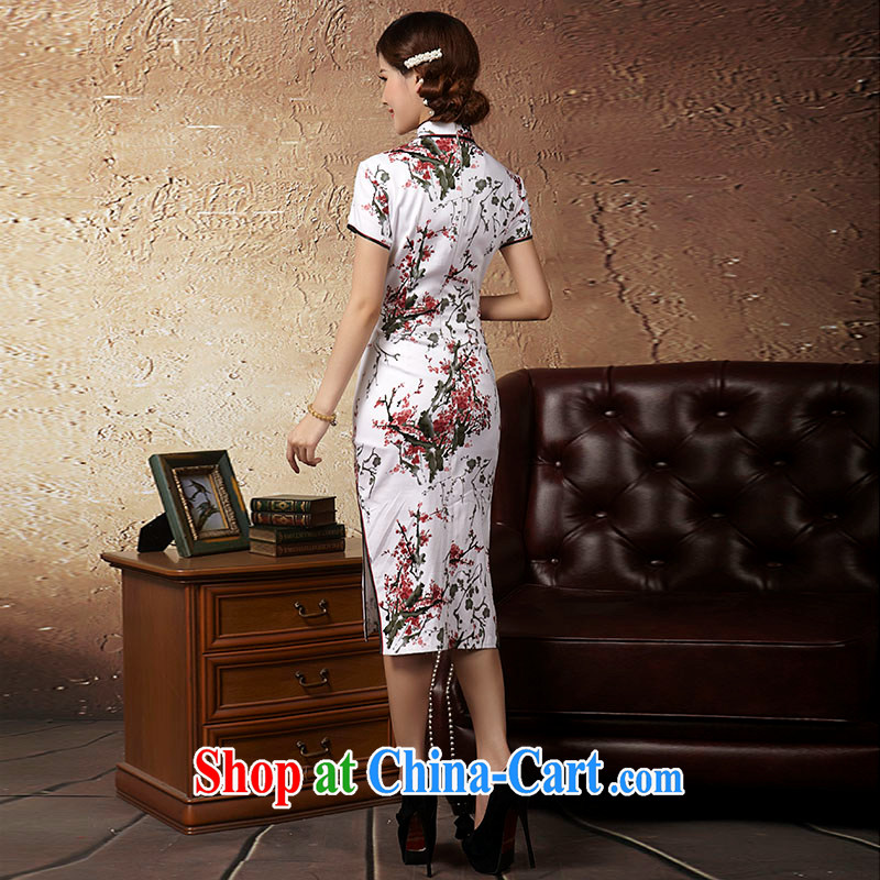 The proverbial hero once and for all settlement as soon as possible the Maehyang-autumn new improved retro long qipao cheongsam stylish skirt suit 2 XL, fatally jealous once and for all, and shopping on the Internet