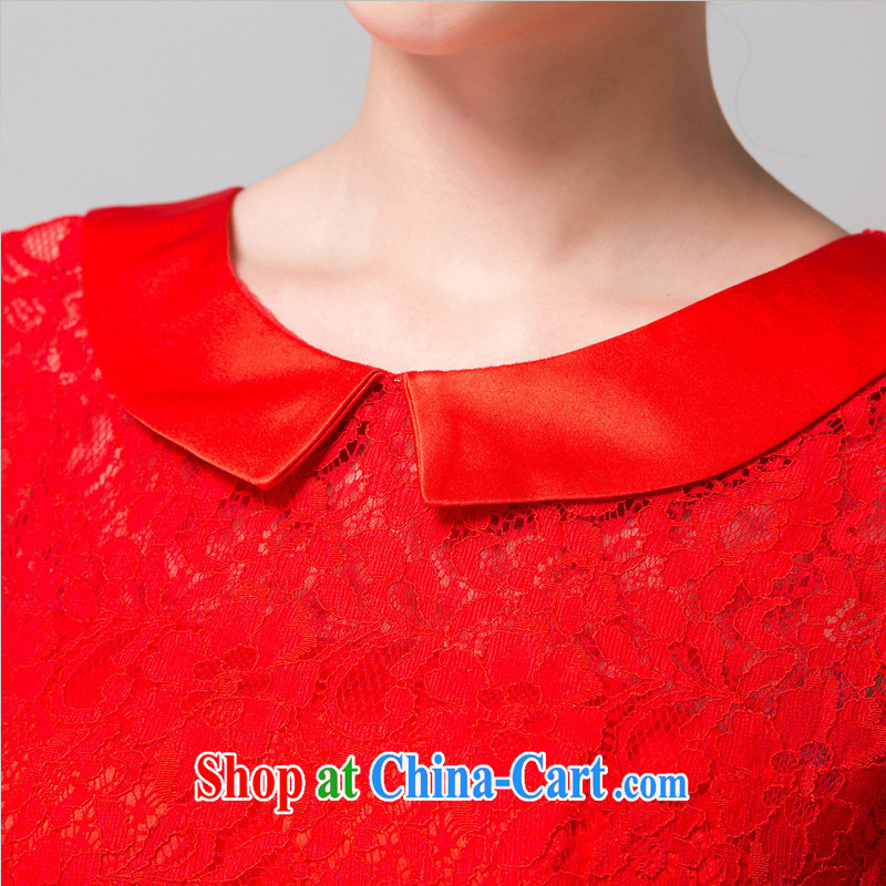 Recall that the red makeup spring and summer new dolls for bow-tie-waist A Field dress qipao improved bows service back to door service Q 13,658 red M, recalling that the red makeup, shopping on the Internet