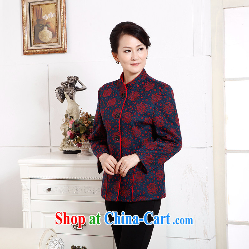 To Simitis, older women with new, old mother with a collar embroidered Tang jackets Z - Selina Chow Feng, for Tang blue 4 XL, Simitis, shopping on the Internet