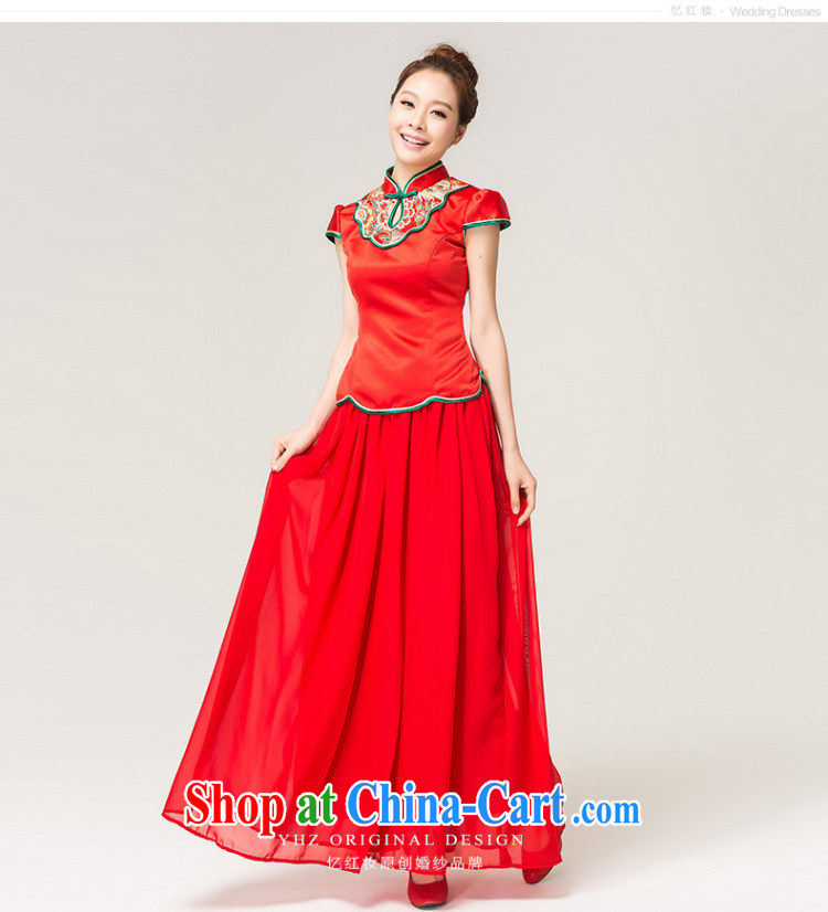 Recall that the red makeup spring and summer rich Peony stylish long cheongsam Chinese beauty brides with marriage toast clothing cheongsam dress Q 13,609 red XL pictures, price, brand platters! Elections are good character, the national distribution, so why buy now enjoy more preferential! Health