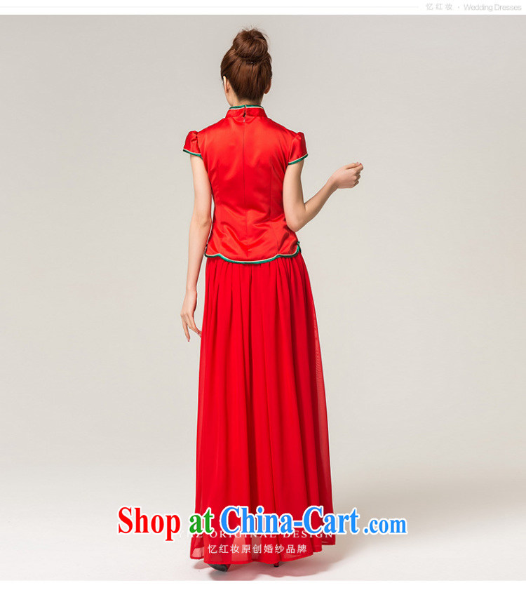 Recall that the red makeup spring and summer rich Peony stylish long cheongsam Chinese beauty brides with marriage toast clothing cheongsam dress Q 13,609 red XL pictures, price, brand platters! Elections are good character, the national distribution, so why buy now enjoy more preferential! Health