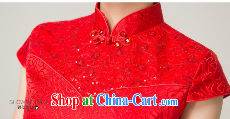 Recall that the red makeup spring and summer, Chinese style stitching short bridal dresses summer wedding dress toast Q serving 13,624 red XL pictures, price, brand platters! Elections are good character, the national distribution, so why buy now enjoy more preferential! Health