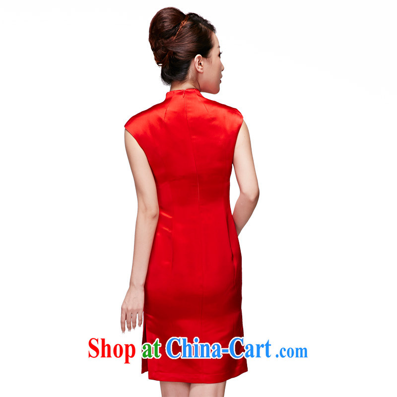 Wood is really the 2015 spring and summer new Chinese Antique elegant wedding dresses embroidery short dress package mail 22,062 04 red XXL, wood really has, online shopping