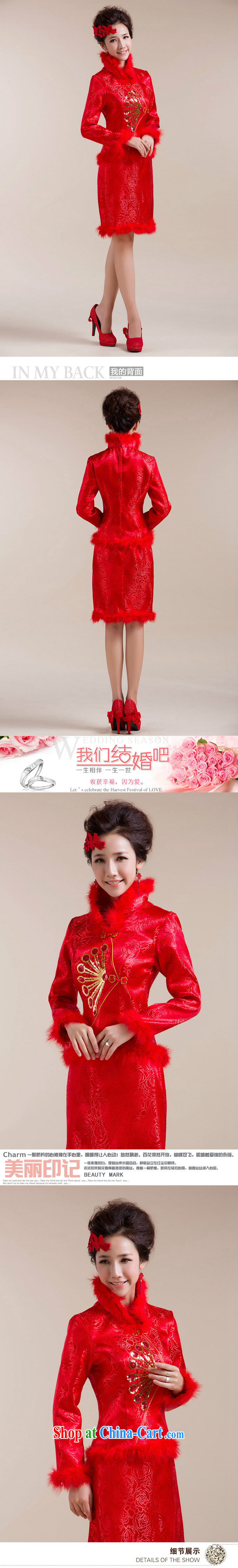 Optimize video 2013 winter wedding toast cotton cheongsam stylish short quilted XS 7100 red XXL pictures, price, brand platters! Elections are good character, the national distribution, so why buy now enjoy more preferential! Health