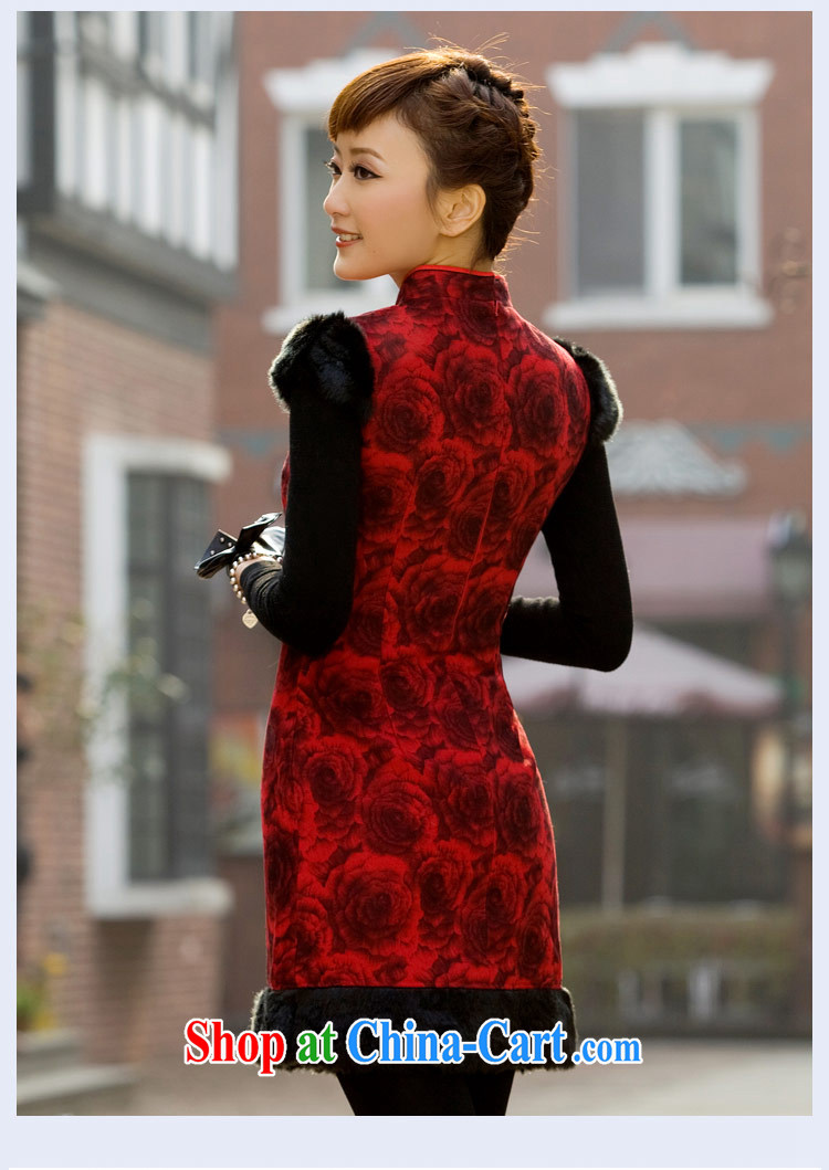The proverbial hero once and for all -- rose dream spring new thick stylish improved retro short cheongsam red S pictures, price, brand platters! Elections are good character, the national distribution, so why buy now enjoy more preferential! Health