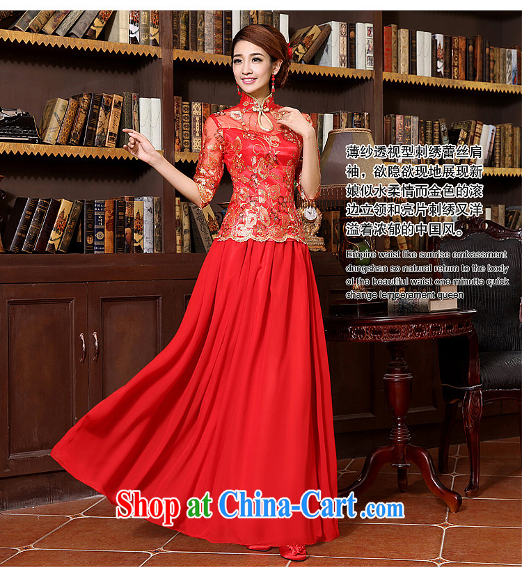 There is a bride TO BE, thick long red autumn and winter wedding dresses wedding dresses, bride cuff toast serving modern red made final pictures, price, brand platters! Elections are good character, the national distribution, so why buy now enjoy more preferential! Health