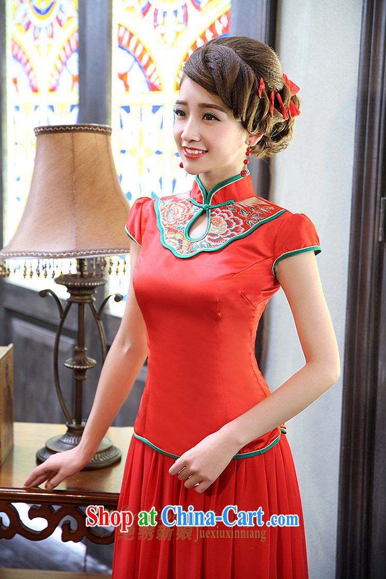 There is embroidery bridal long dresses, two piece, Autumn 2013 new wedding dresses and stylish bridal wedding toast service QP - 317 red the final pictures, price, brand platters! Elections are good character, the national distribution, so why buy now enjoy more preferential! Health