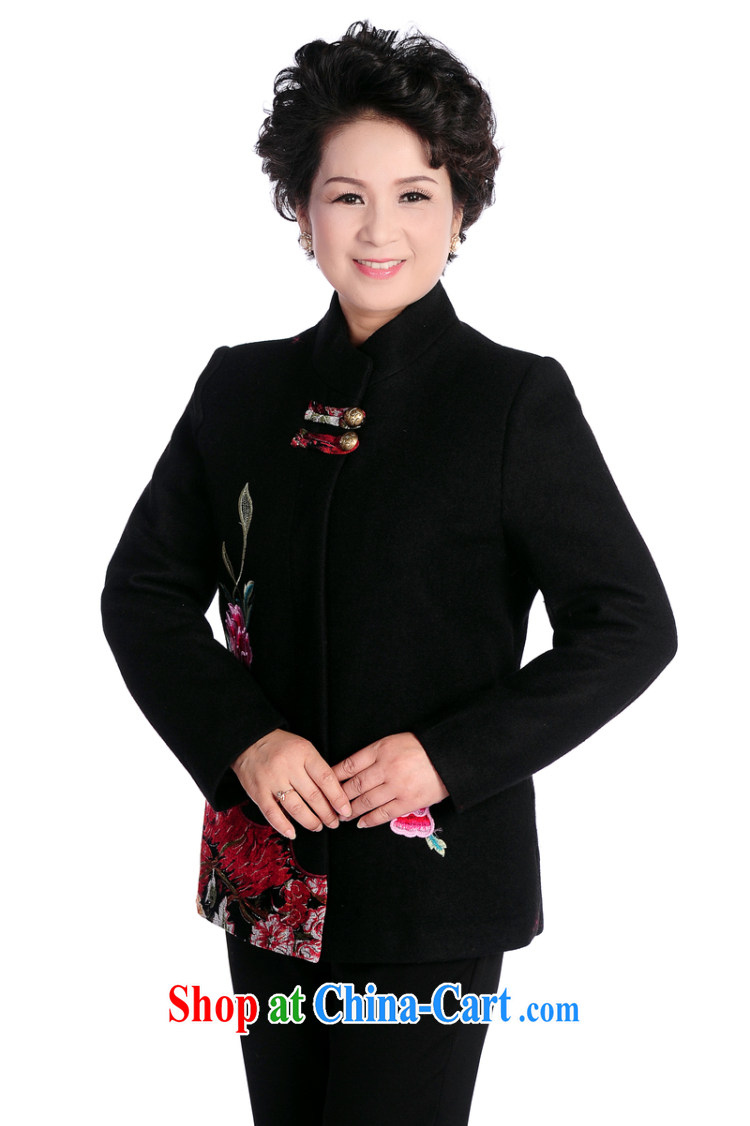 To Simitis, older women mother spring loaded new stylish and relaxed Tang fitted cardigan jacket T - fear of the collar Tang black 4XL pictures, price, brand platters! Elections are good character, the national distribution, so why buy now enjoy more preferential! Health