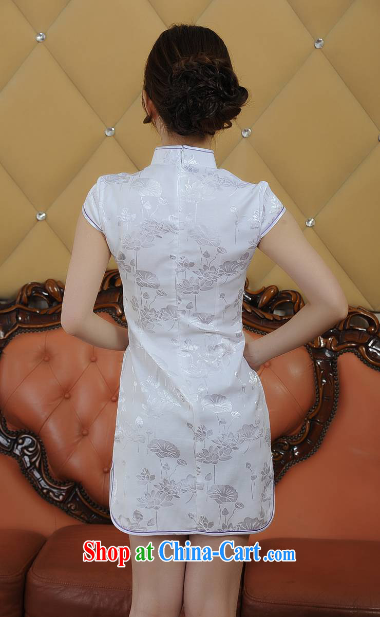 ADDIS ABABA, Ms Elsie Leung's summer 2015 new products, exquisite embroidery retro short-sleeved dresses qipao Q 06,886 white XXL pictures, price, brand platters! Elections are good character, the national distribution, so why buy now enjoy more preferential! Health