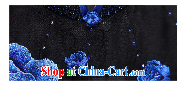 Wood is really the Chinese summer 2015 new women with elegant embroidery Chinese Dress knitted dresses dresses 32,379 10 dark blue M pictures, price, brand platters! Elections are good character, the national distribution, so why buy now enjoy more preferential! Health