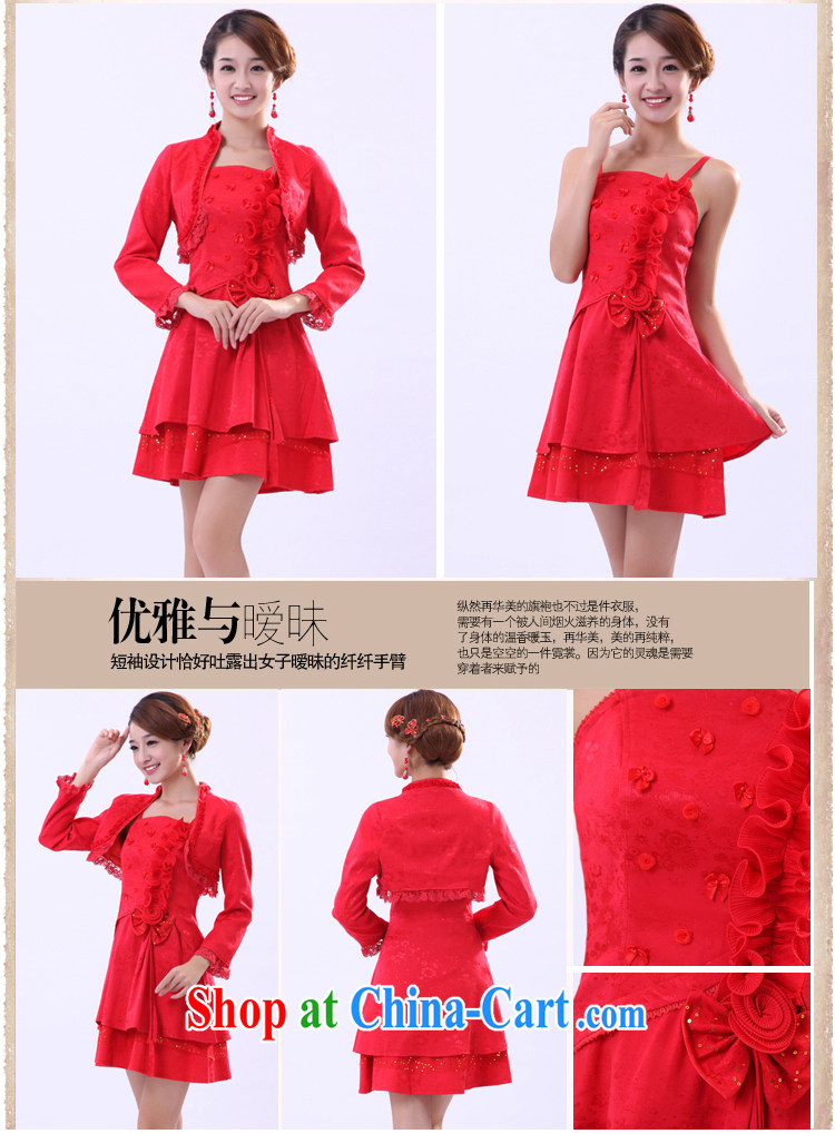 Morning land promotions 2014 Spring and Autumn bride marriage improved cheongsam toasting Chinese long-sleeved gown Red Pink GP 03,290 pink XXL pictures, price, brand platters! Elections are good character, the national distribution, so why buy now enjoy more preferential! Health