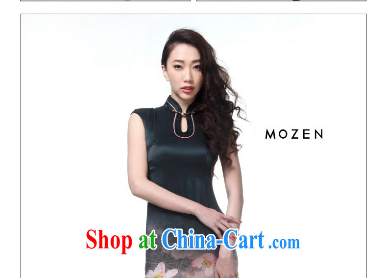 Wood is really the 2015 new female Chinese elegant piping silk ethnic wind cheongsam dress package mail 11,457 07 gray goldfish XXL pictures, price, brand platters! Elections are good character, the national distribution, so why buy now enjoy more preferential! Health