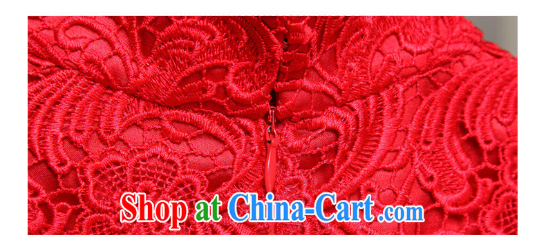 Wood is really the 2015 spring and summer new wedding dress lace bridal short cheongsam 32,440 04 deep red XL pictures, price, brand platters! Elections are good character, the national distribution, so why buy now enjoy more preferential! Health
