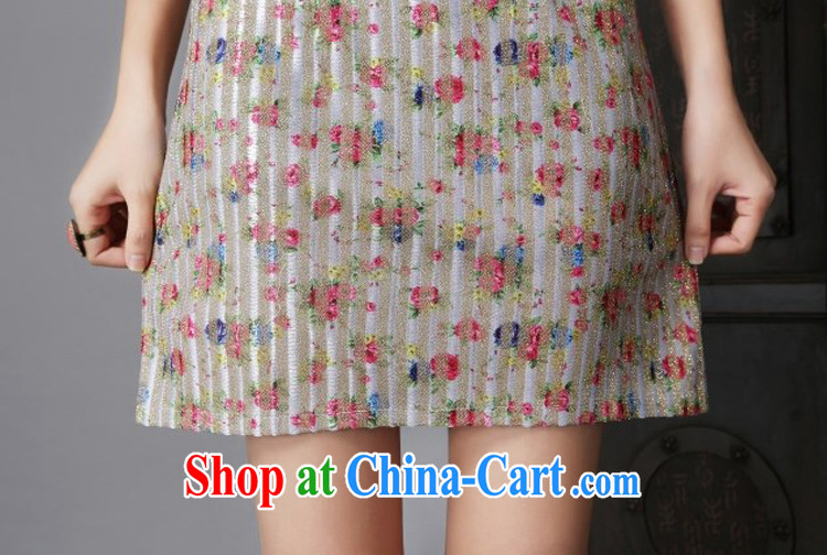(The 2014 as soon as possible new show annual marriage dresses retro improved fancy toast serving daily short cheongsam 6631 black suit XL pictures, price, brand platters! Elections are good character, the national distribution, so why buy now enjoy more preferential! Health