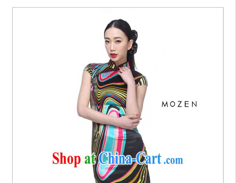 Wood is really the 2015 spring and summer new stylish emulation, Striped Short cheongsam 01,100 01 bars XXXL pictures, price, brand platters! Elections are good character, the national distribution, so why buy now enjoy more preferential! Health