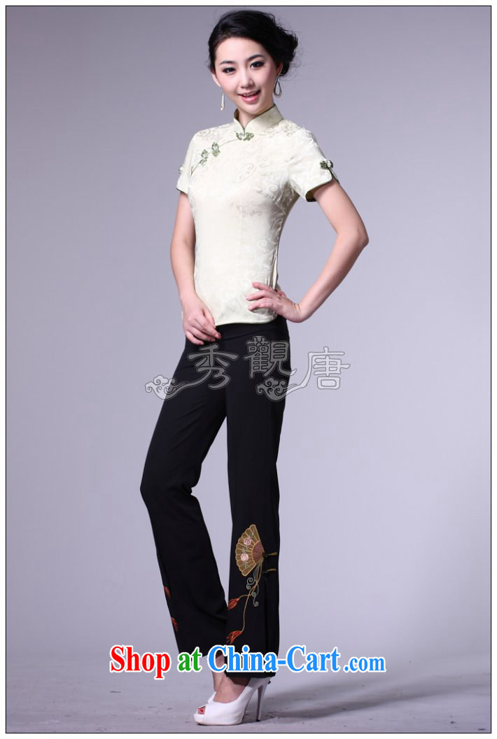 The CYD HO Kwun Tong' earth girl 2015 classic Chinese T-shirt/improved Chinese Chinese, summer/two-color G 162,913 army green XL pictures, price, brand platters! Elections are good character, the national distribution, so why buy now enjoy more preferential! Health
