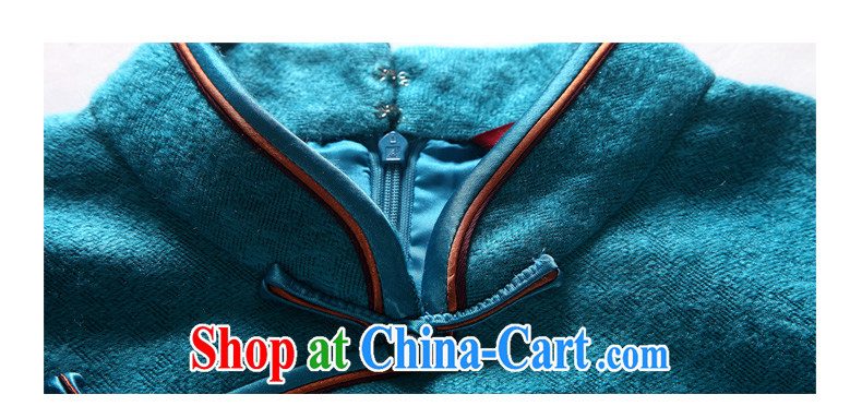 Wood is really the 2015 spring and summer new improved cheongsam dress beauty dresses and elegant Chinese dresses 22,040 11 light blue XXL (A) pictures, price, brand platters! Elections are good character, the national distribution, so why buy now enjoy more preferential! Health