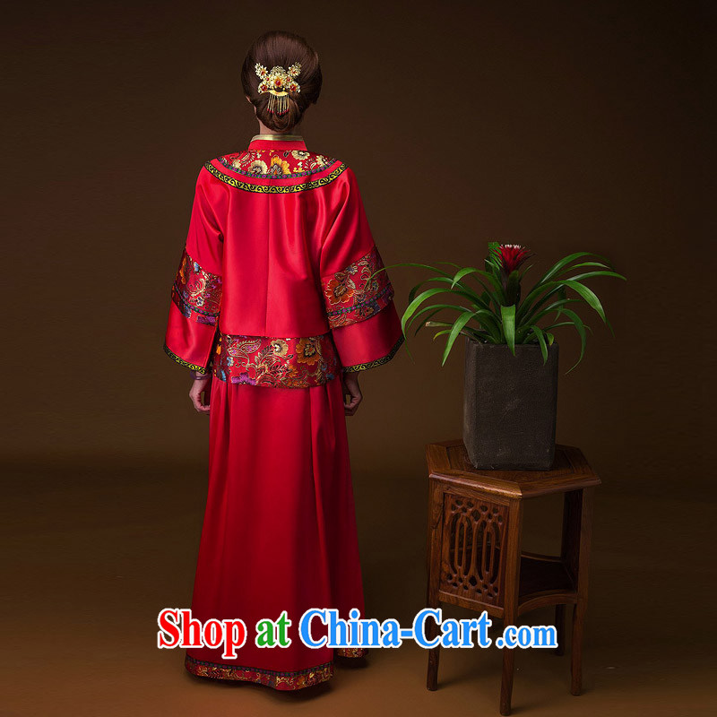 The bride's classic show kimono hand embroidery cheongsam dress classic wedding dresses 655 L, the bride, shopping on the Internet