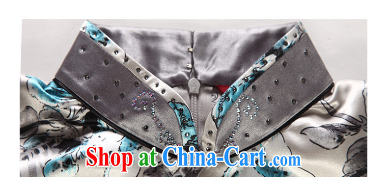 Wood is really the 2015 spring and summer new Chinese emulation, stamp duty improved cheongsam girls dresses summer 11,607 06 dark gray XXL pictures, price, brand platters! Elections are good character, the national distribution, so why buy now enjoy more preferential! Health