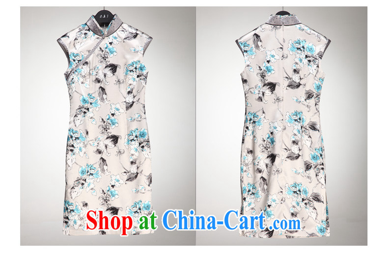 Wood is really the 2015 spring and summer new Chinese emulation, stamp duty improved cheongsam girls dresses summer 11,607 06 dark gray XXL pictures, price, brand platters! Elections are good character, the national distribution, so why buy now enjoy more preferential! Health